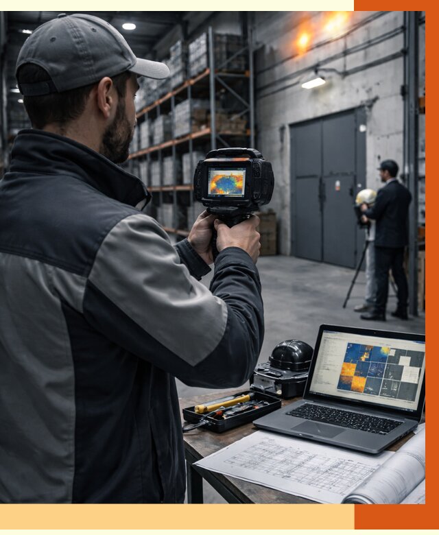 Тепловизионное обследование склада в Нововоронеже от 6578 руб. | ТепломастерНвв