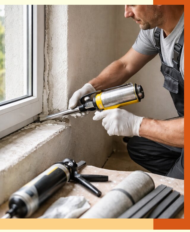 Герметизация стыков и примыканий в Нововоронеже от 1214 руб. под ключ | ТепломастерНвв