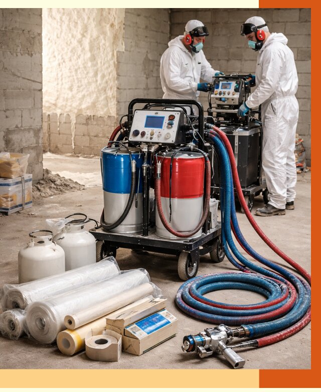 Аренда установки для напыления ППУ в Нововоронеже от 35420 руб. | ТепломастерНвв