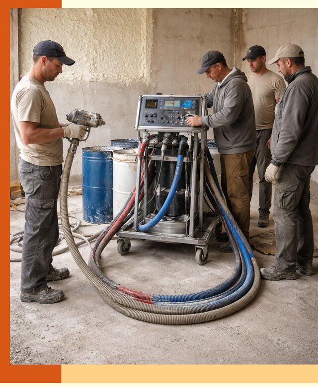 Аренда установки для напыления ППУ в Нововоронеже на выгодных условиях